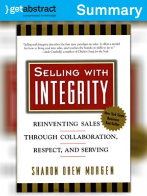 cover image of Selling with Integrity (Summary)